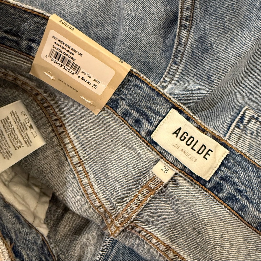AGOLDE Ren High-Rise Wide-Leg Jeans Disclosure - Picture 5 of 7